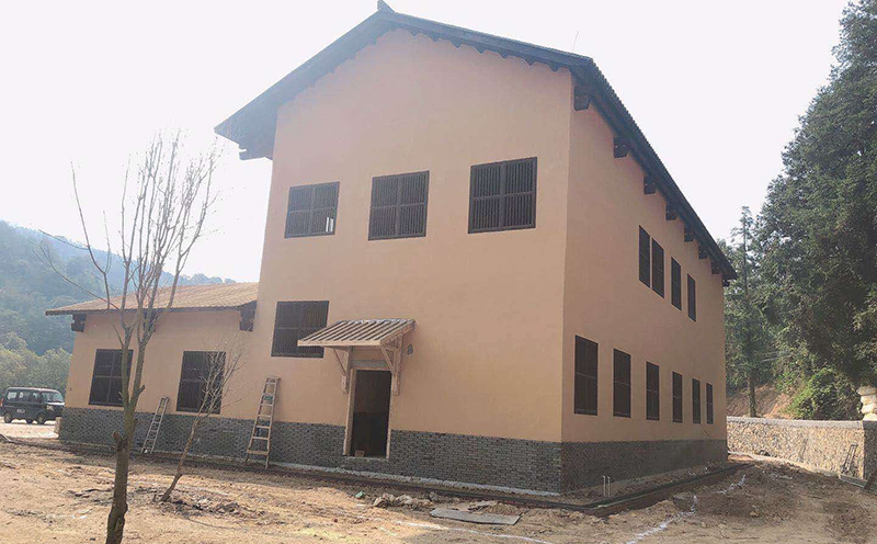 稻草漆墻面建筑最終成型后的樣子.png